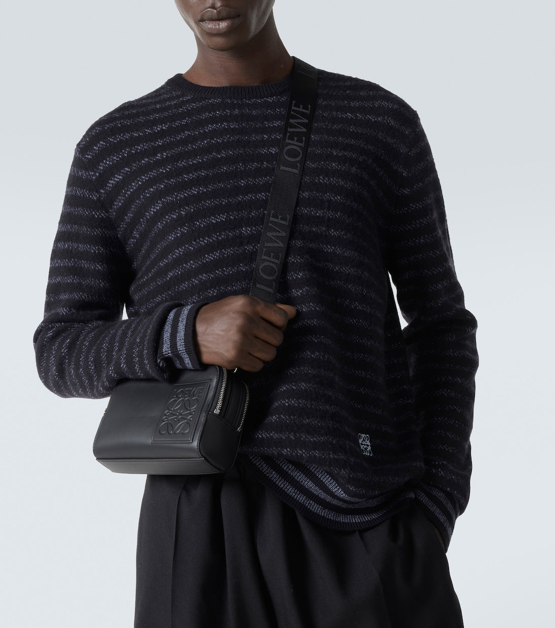 Loewe - Anagram Mini leather crossbody bag
