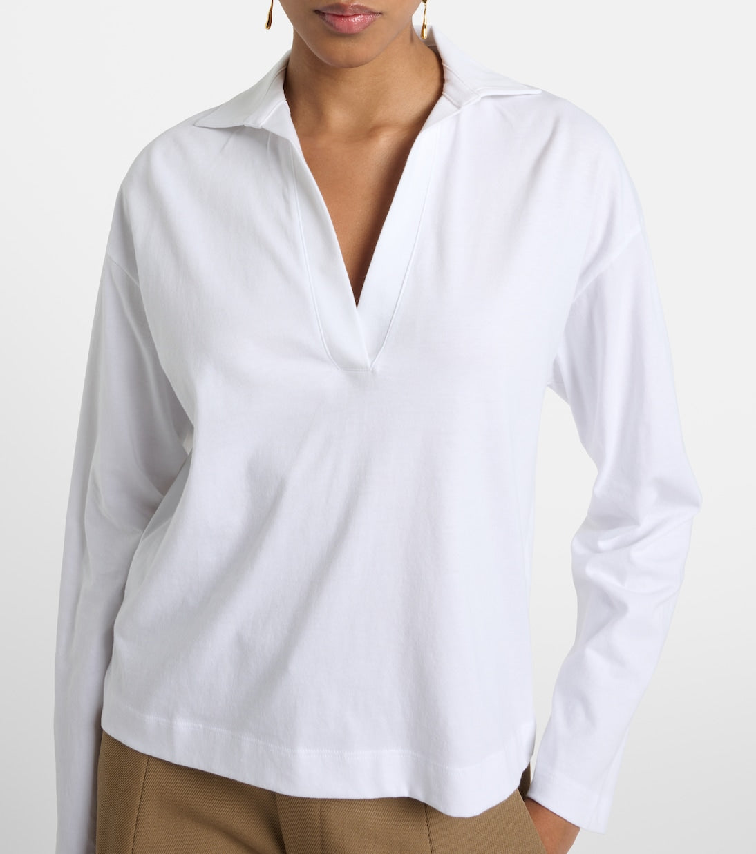 Vince - Cotton polo shirt