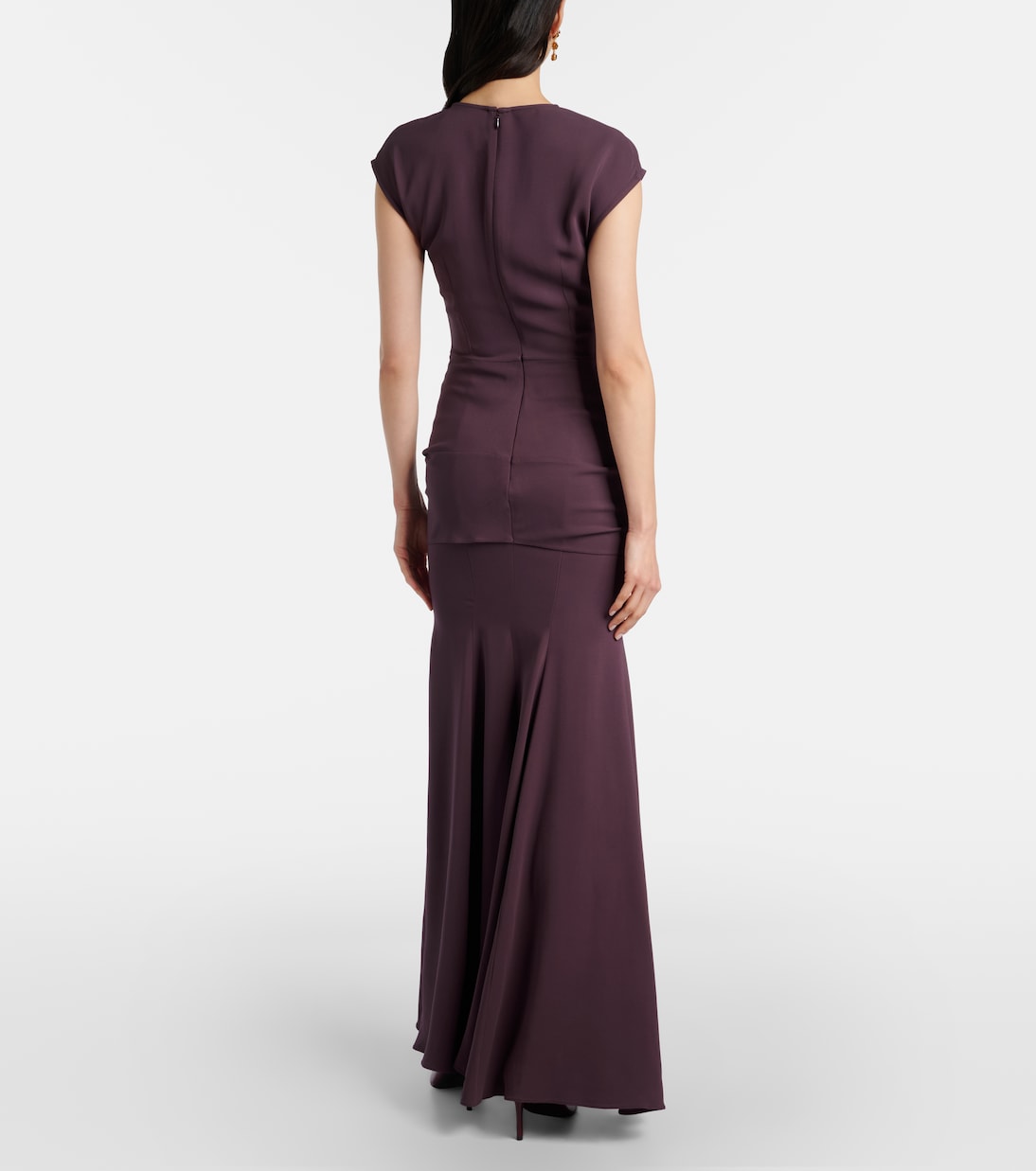 Tove - Ames gathered jersey maxi dress