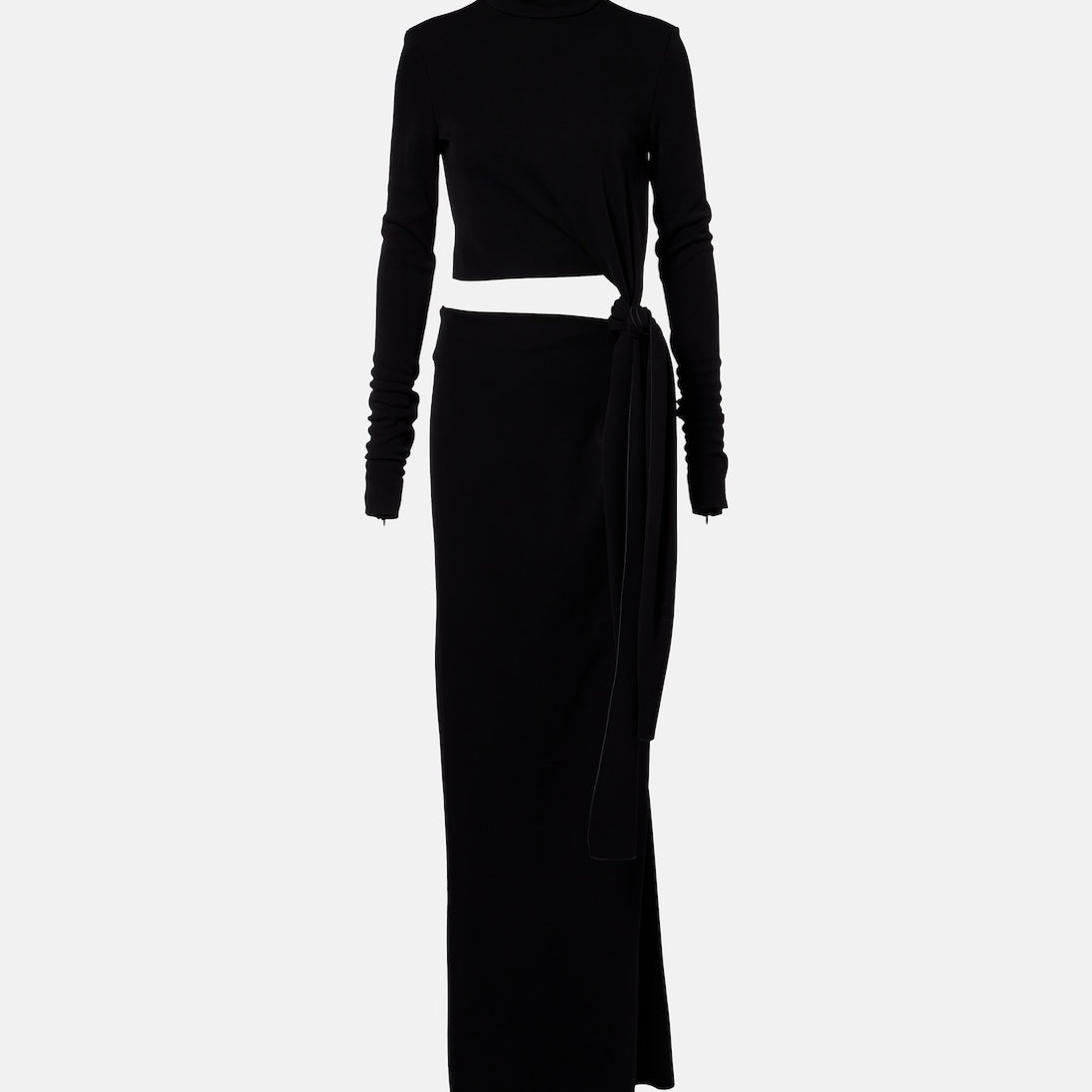 Sportmax - Cutout jersey maxi dress