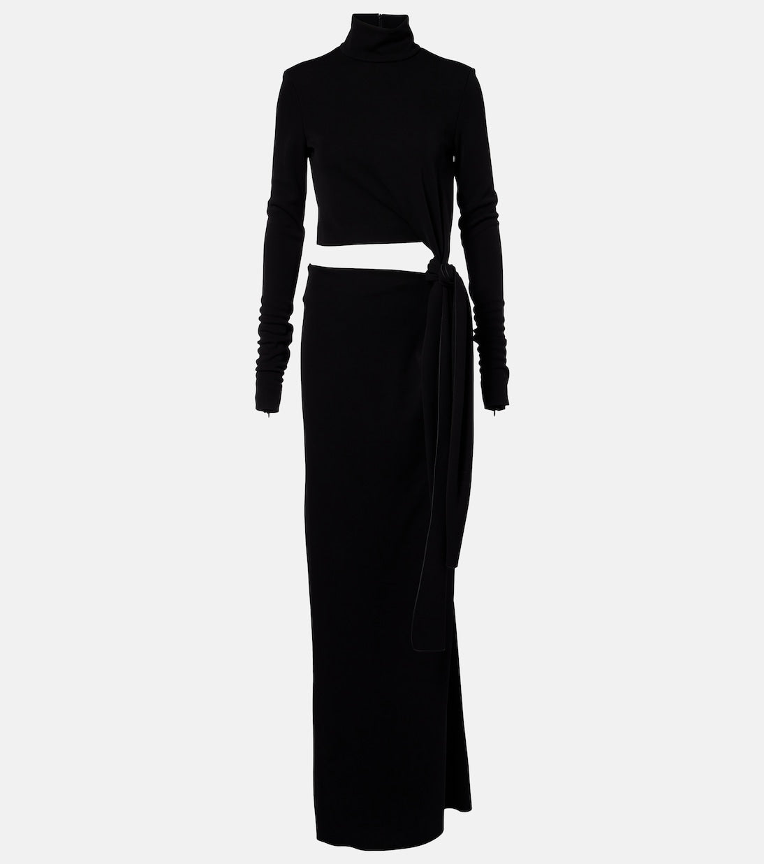 Sportmax - Cutout jersey maxi dress