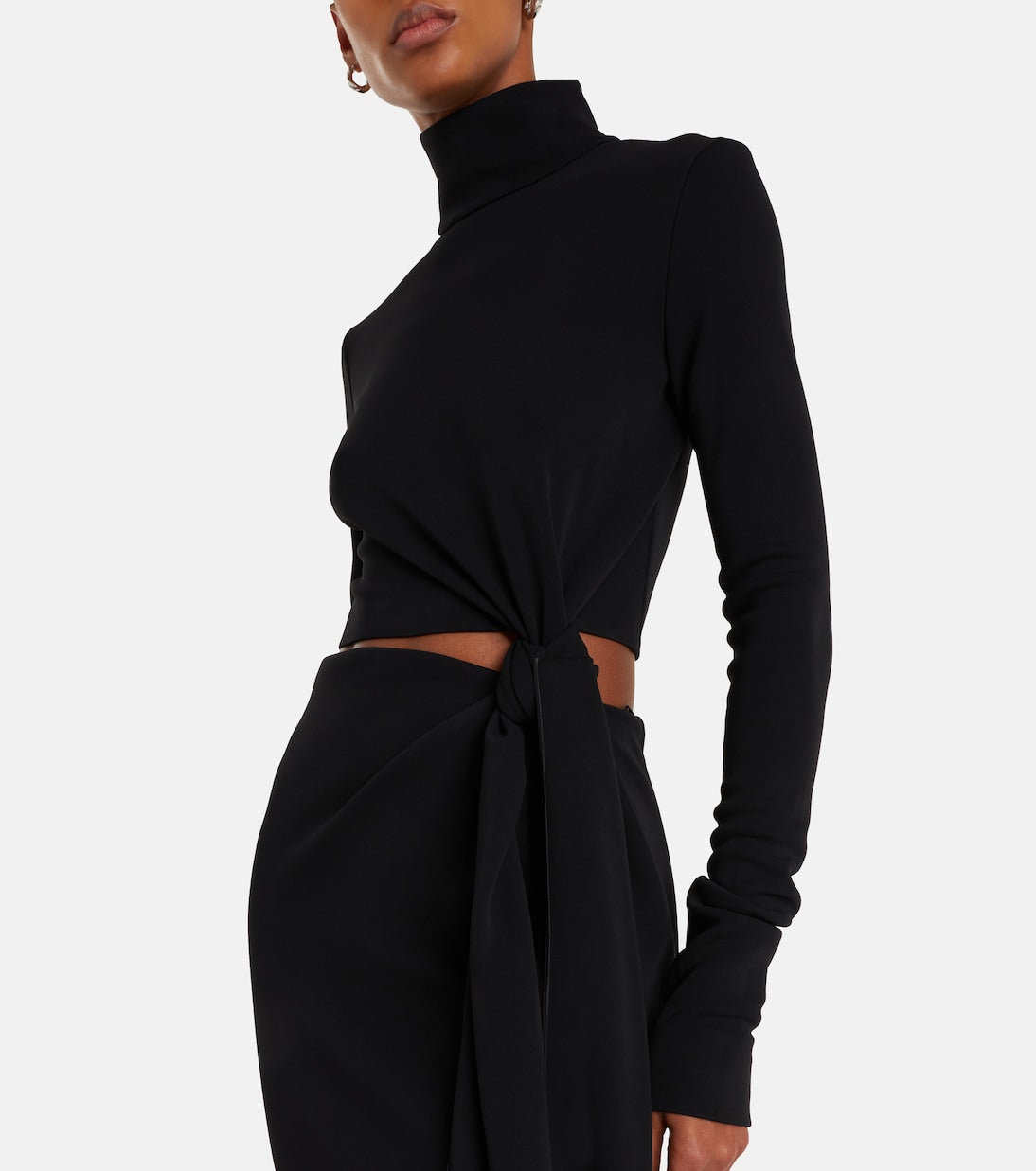 Sportmax - Cutout jersey maxi dress