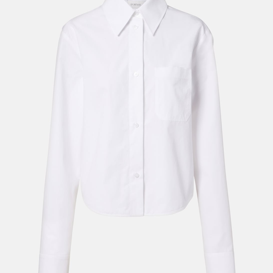 Sportmax - Ceppo cotton-blend poplin shirt