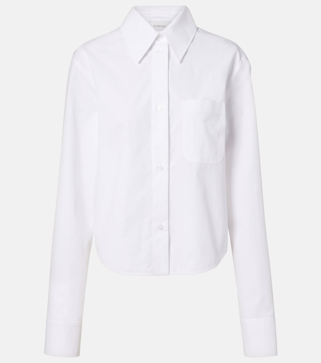Sportmax - Ceppo cotton-blend poplin shirt