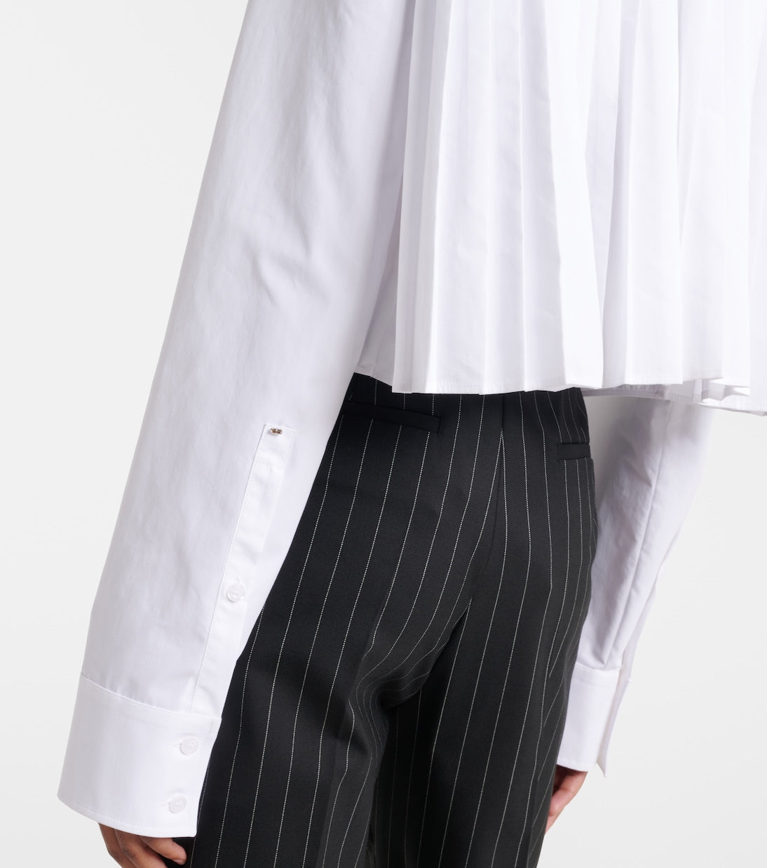 Sportmax - Ceppo cotton-blend poplin shirt