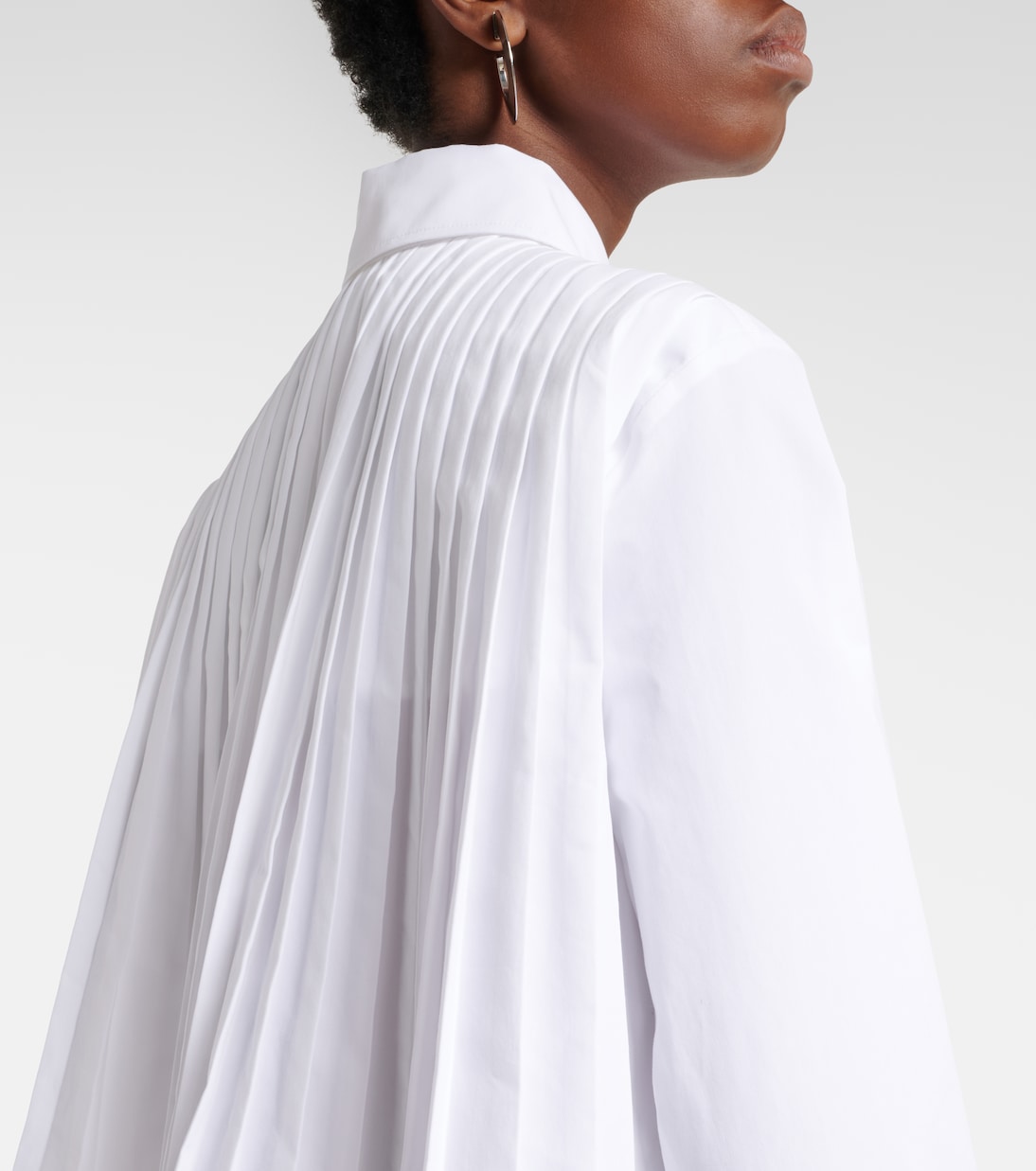 Sportmax - Ceppo cotton-blend poplin shirt