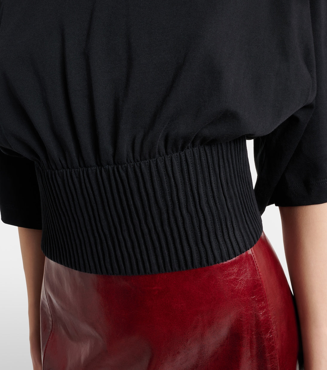 Sportmax - Fosco cotton jersey top
