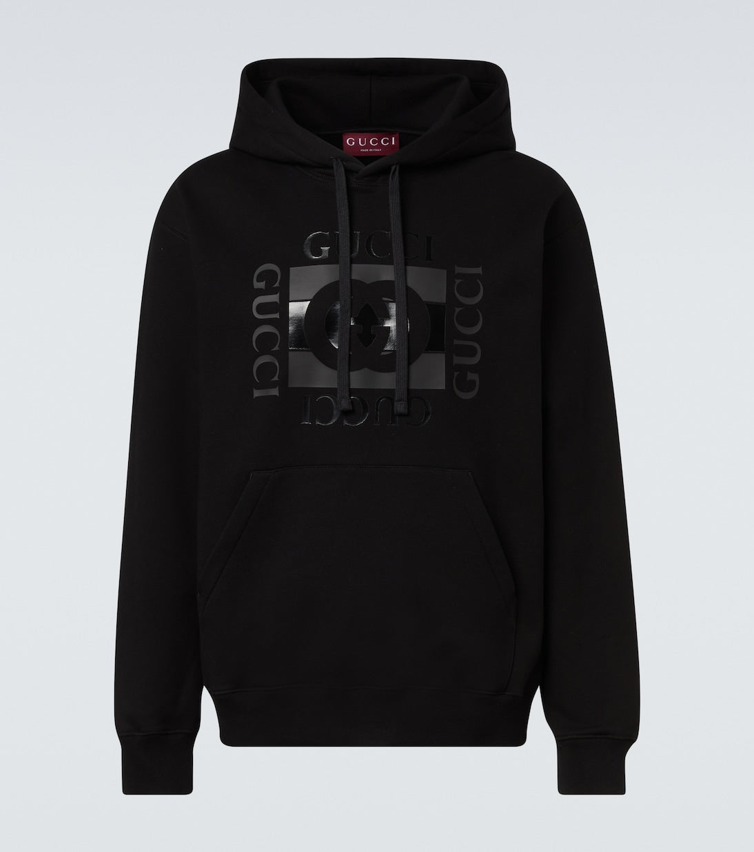 Gucci - Logo cotton jersey hoodie
