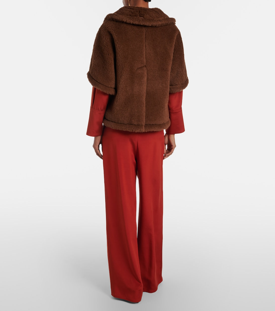 Max Mara - Palude silk-blend crêpe wide-leg pants