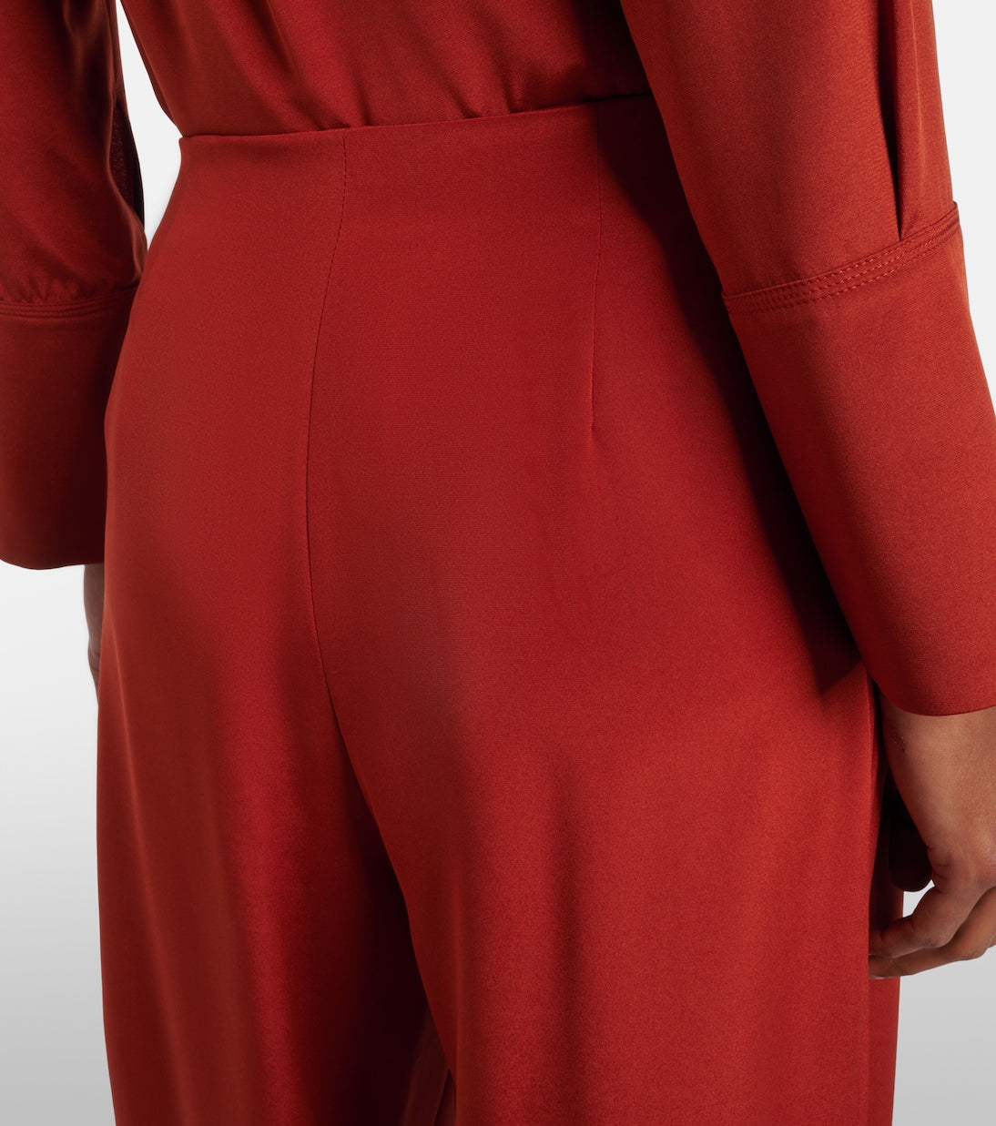 Max Mara - Palude silk-blend crêpe wide-leg pants