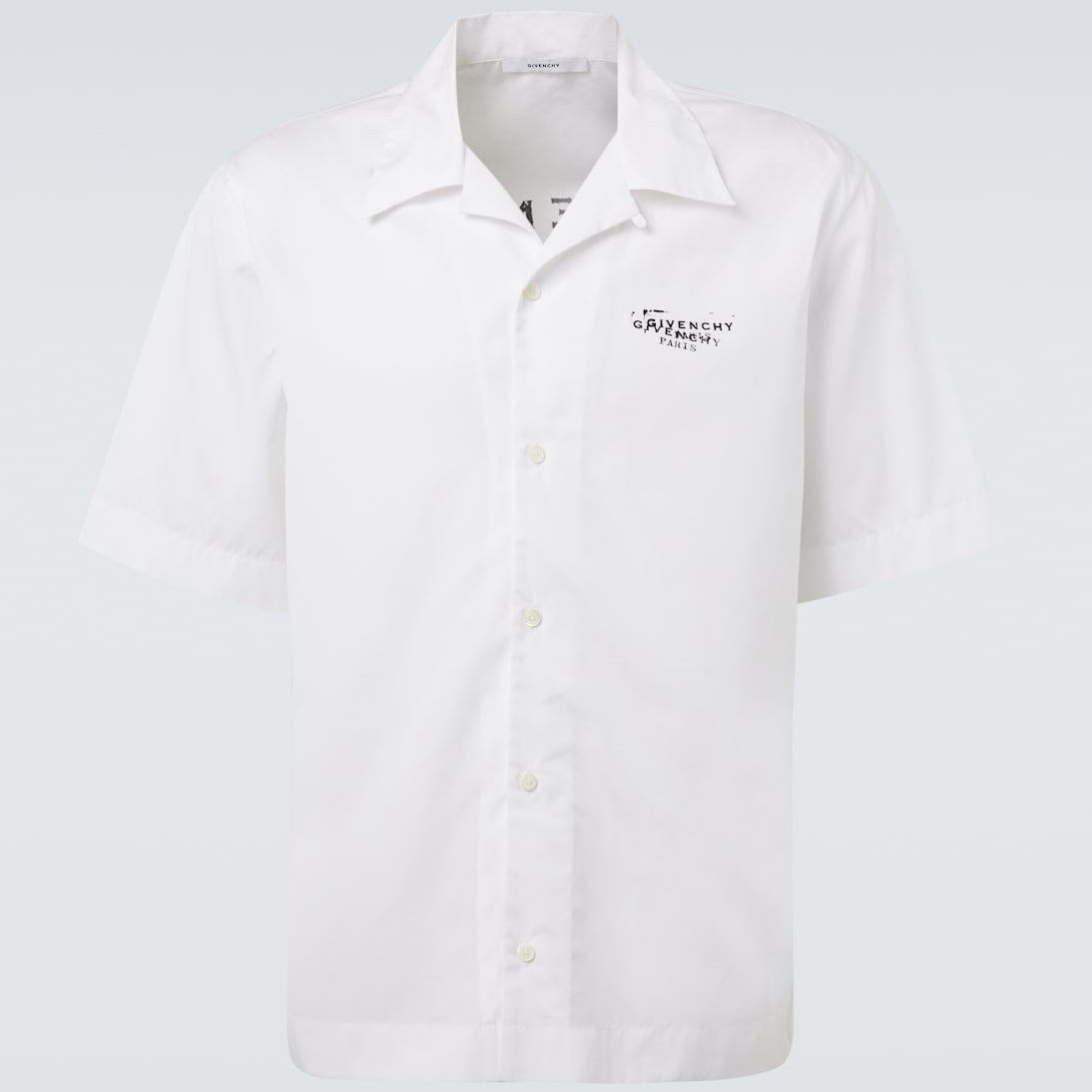 Givenchy - Logo cotton poplin bowling shirt