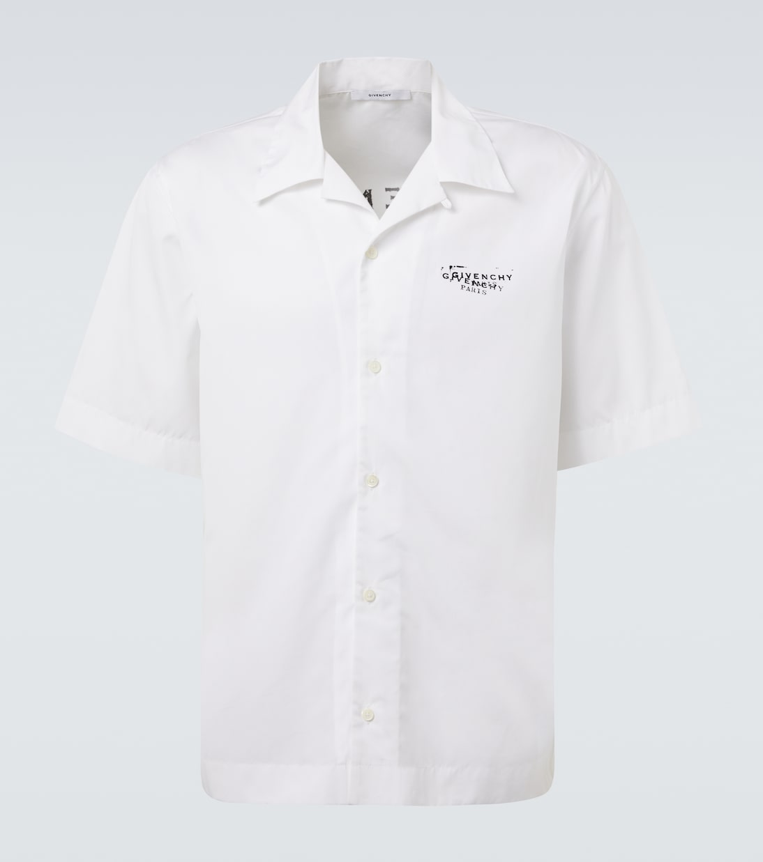 Givenchy - Logo cotton poplin bowling shirt