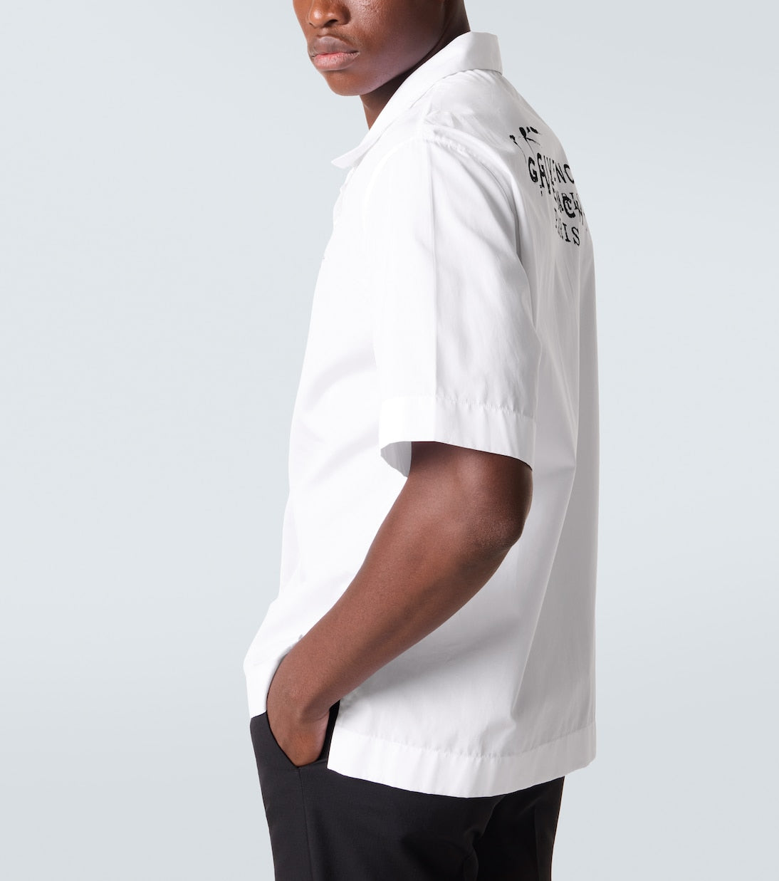 Givenchy - Logo cotton poplin bowling shirt