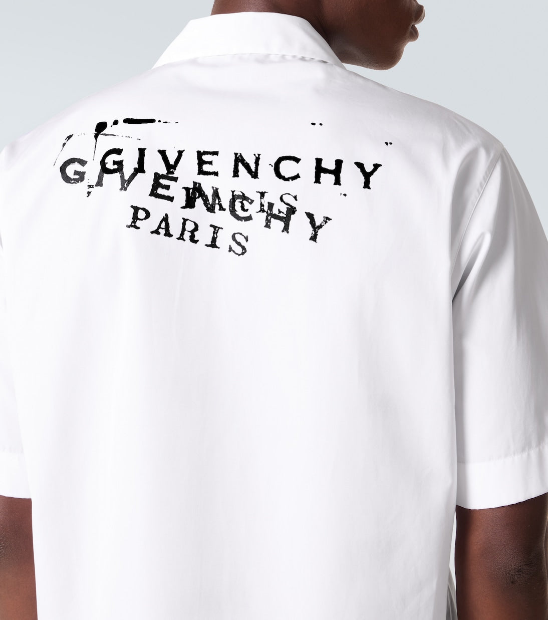 Givenchy - Logo cotton poplin bowling shirt