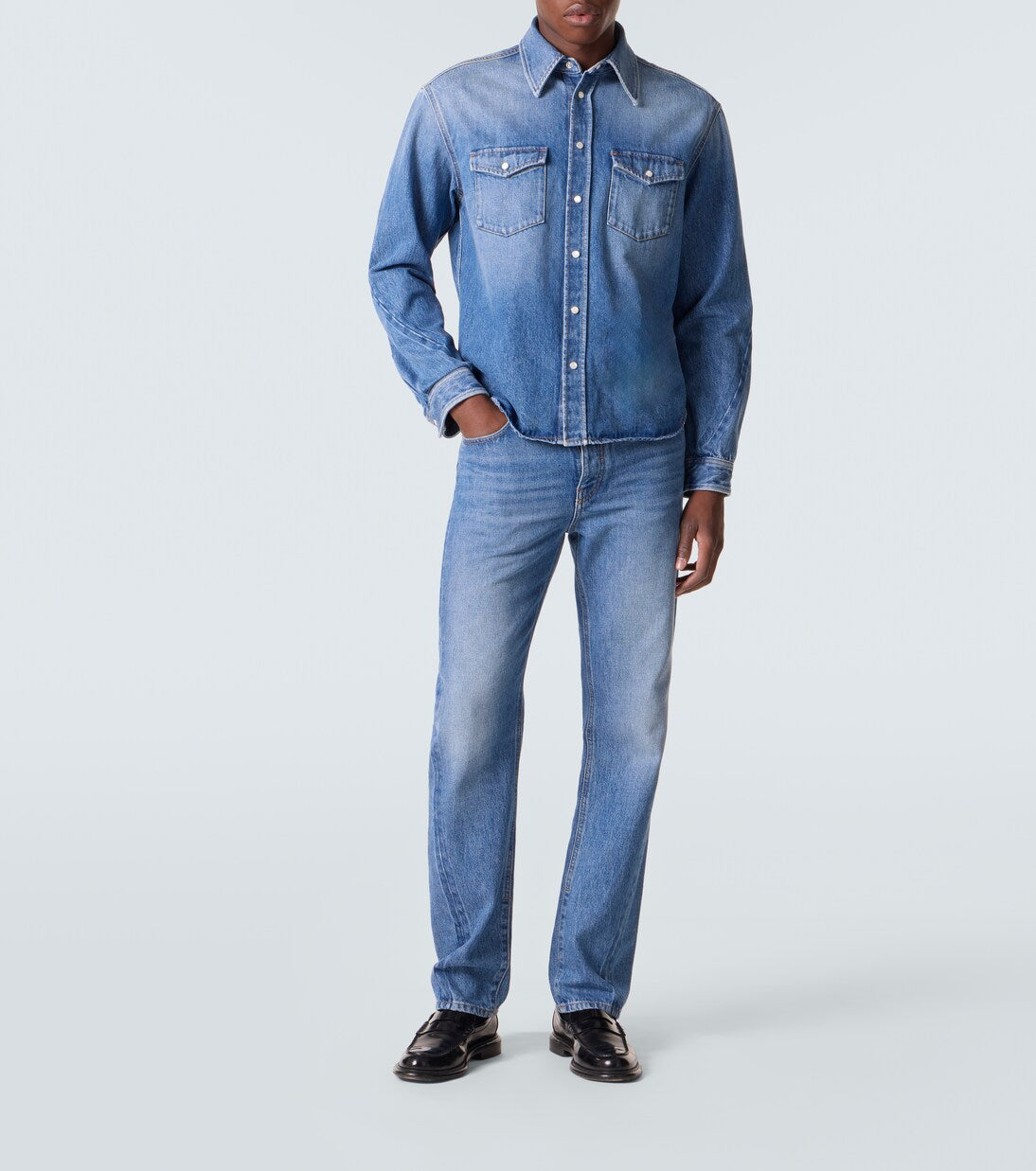 Givenchy - Couture Seam denim shirt