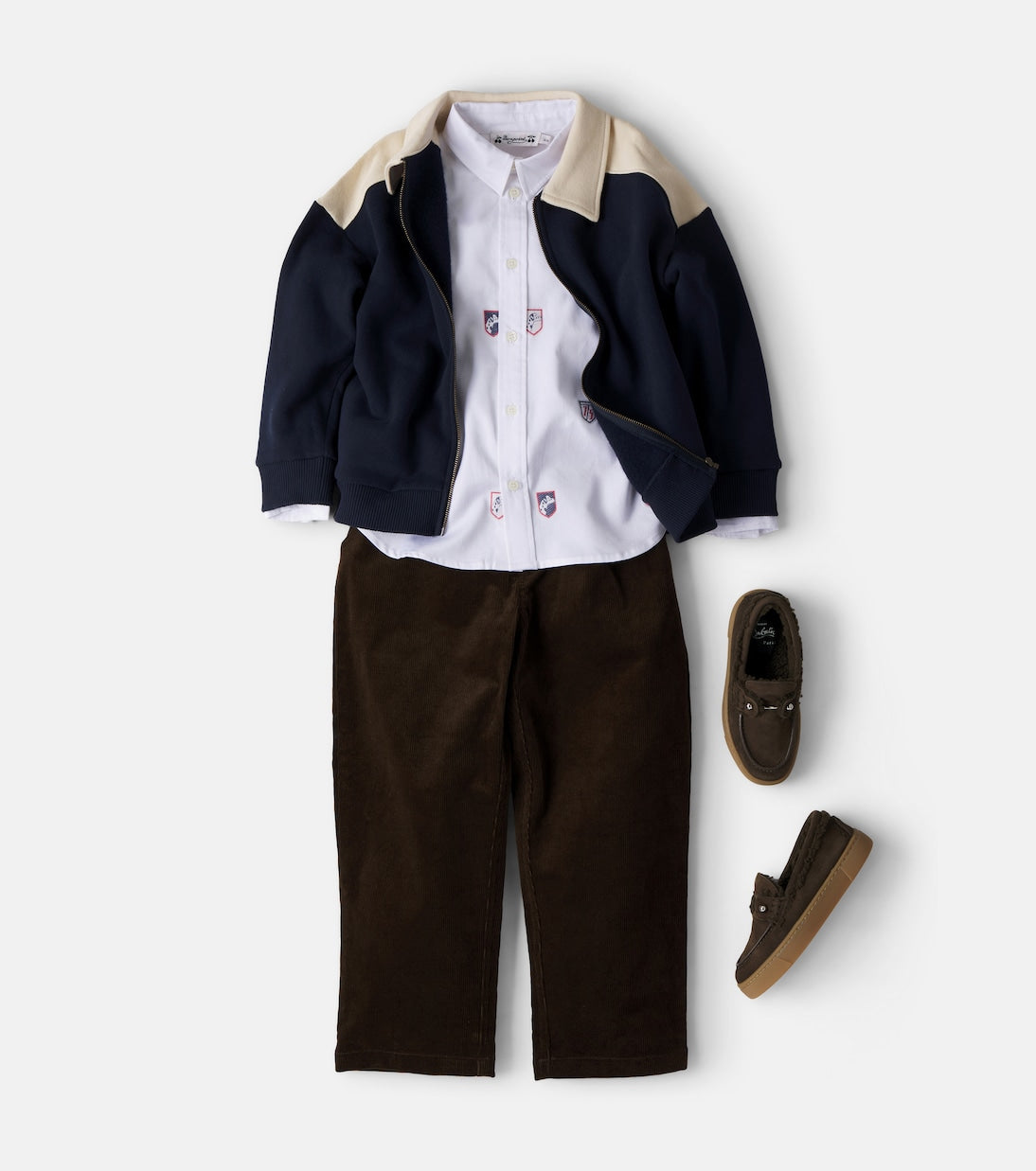 Christian Louboutin Kids - Chambelikid shearling-lined suede loafers
