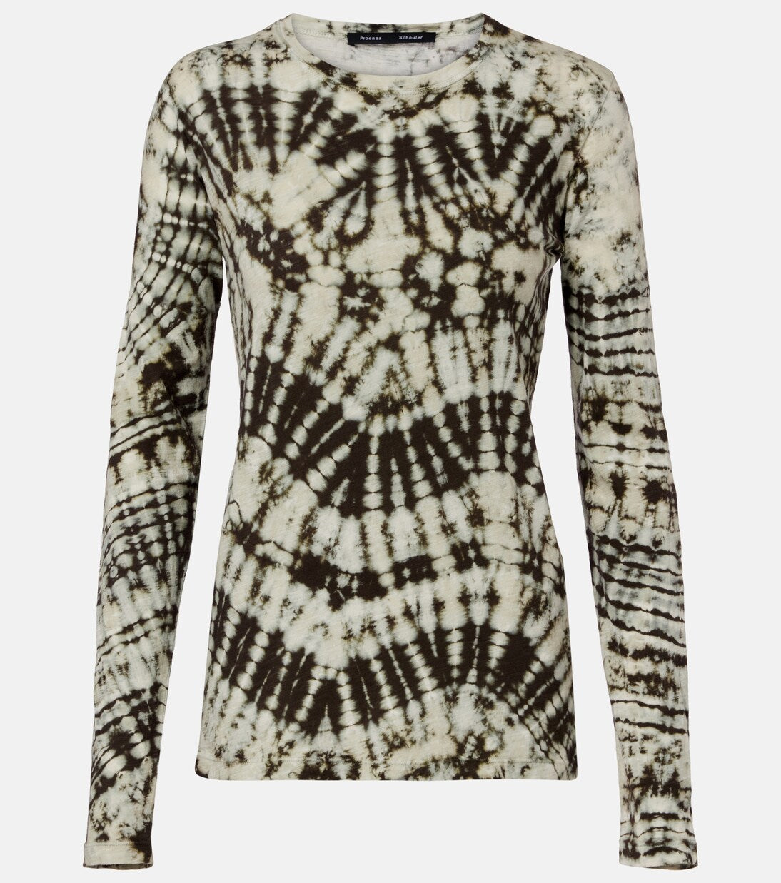 Proenza Schouler - Mia tie-dye cotton jersey top