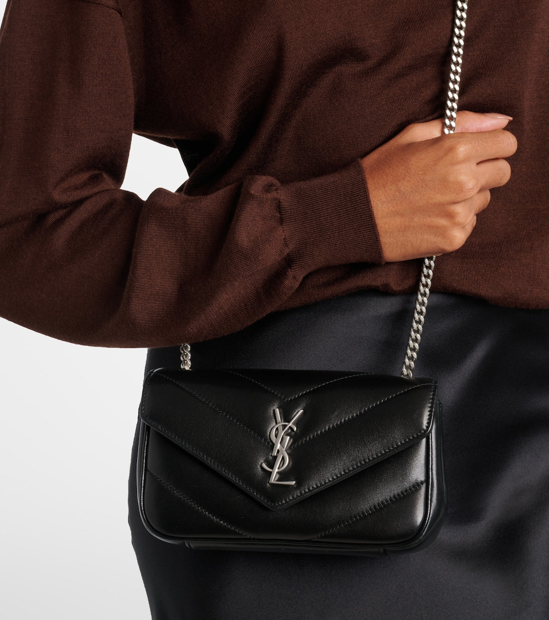 Saint Laurent - Loulou Mini leather crossbody bag