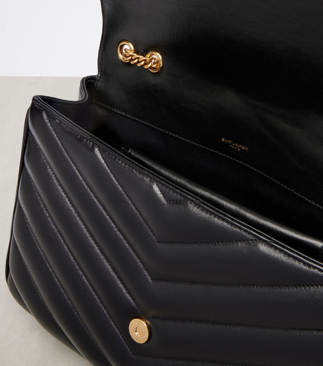 Saint Laurent - Loulou Large leather shoulder bag