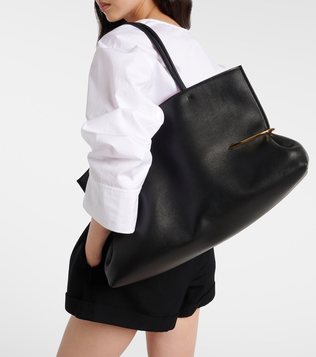 Givenchy - Pinch Squeezed Horizontal leather tote bag