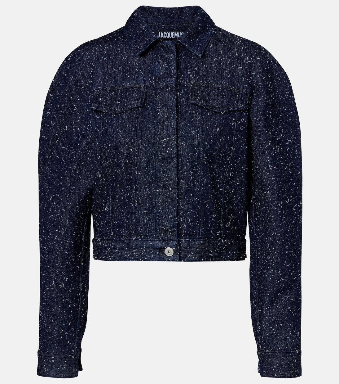 Jacquemus - Ovalo de-Nîmes embroidered denim jacket