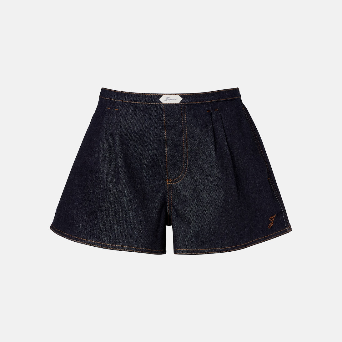 Jacquemus - Logo denim shorts