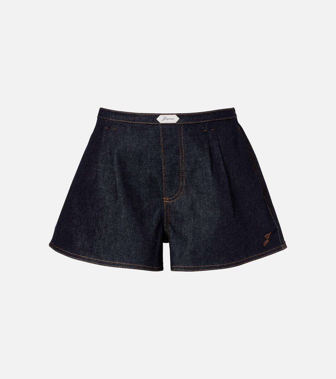 Jacquemus - Logo denim shorts