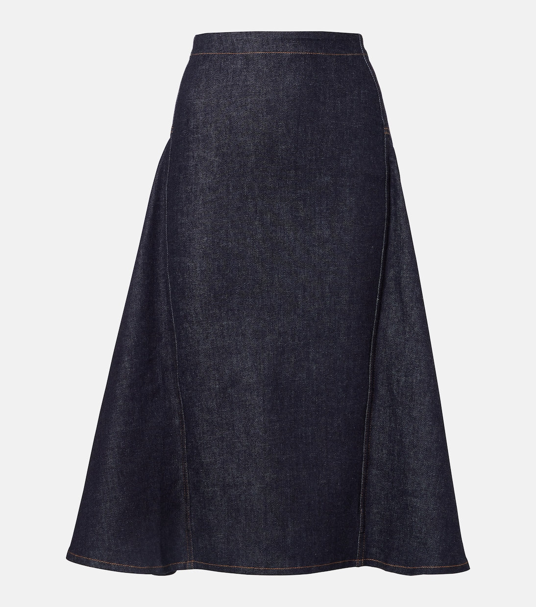 Jacquemus - Lavoir de-Nîmes godet denim midi skirt