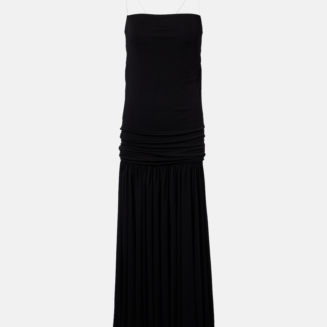 Jacquemus - Abiha gathered jersey midi dress