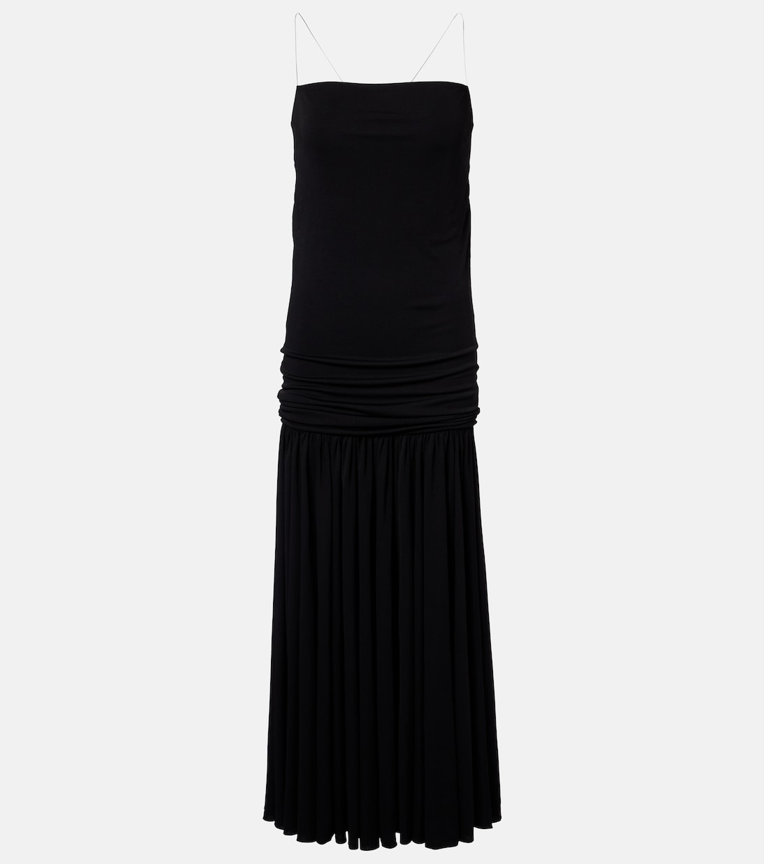 Jacquemus - Abiha gathered jersey midi dress
