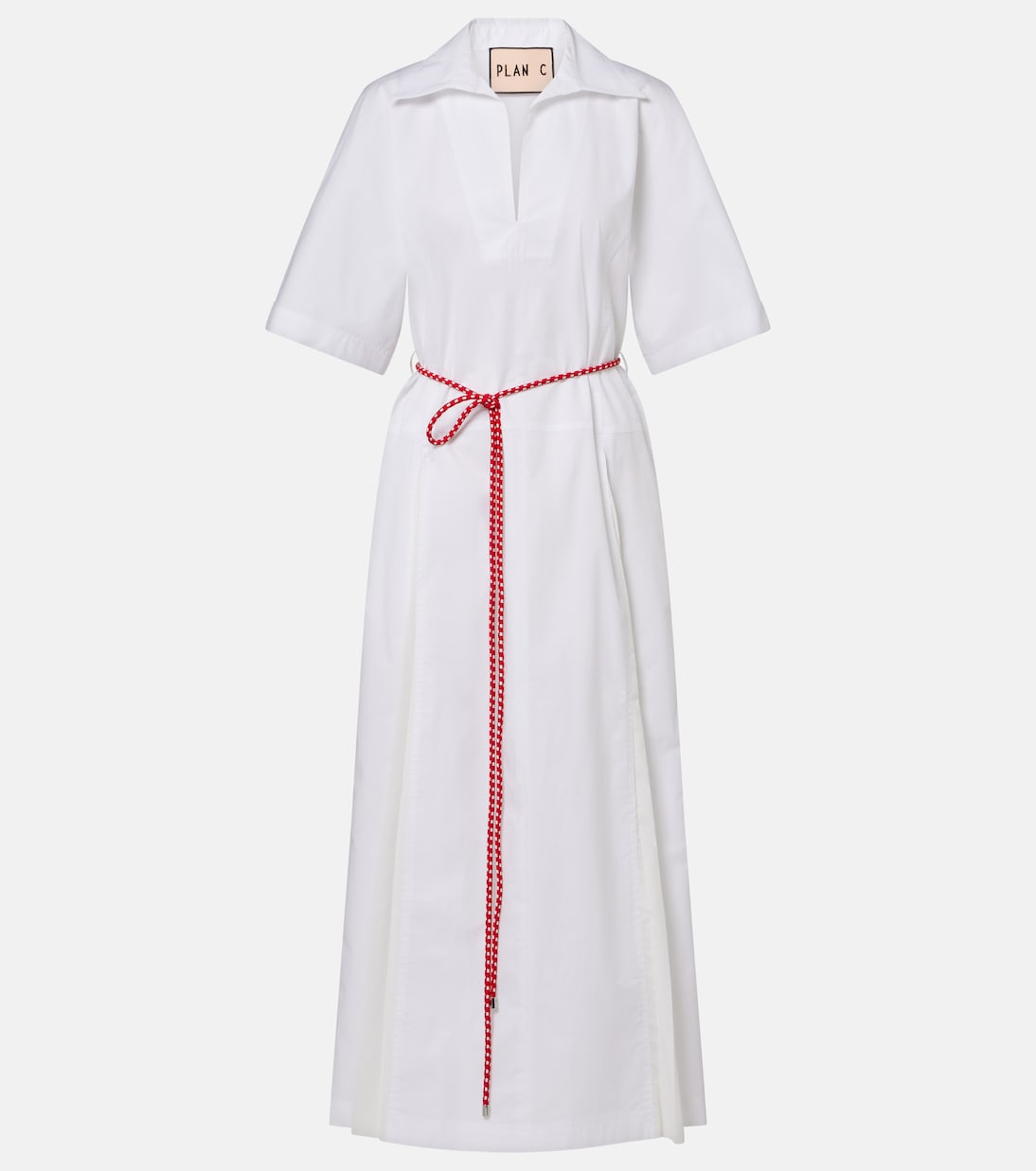 Plan C - Cotton-blend shirt dress