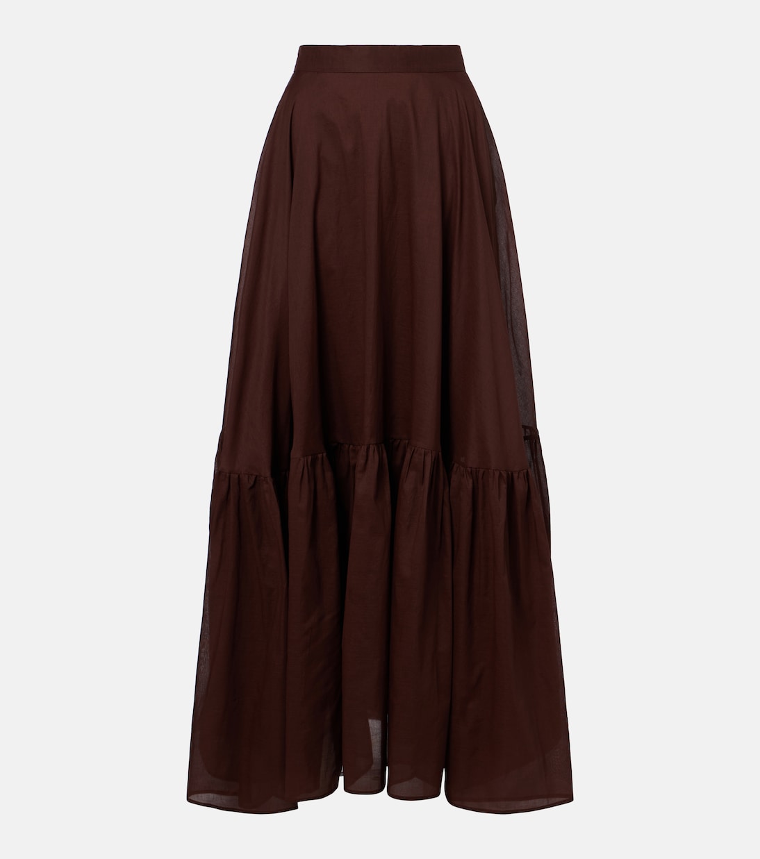 Plan C - Cotton organza maxi skirt