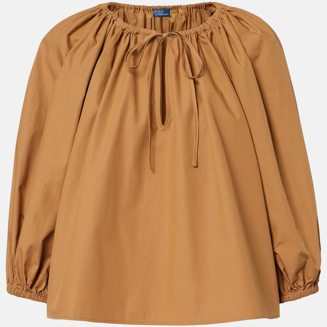 Polo Ralph Lauren - Gathered cotton poplin blouse