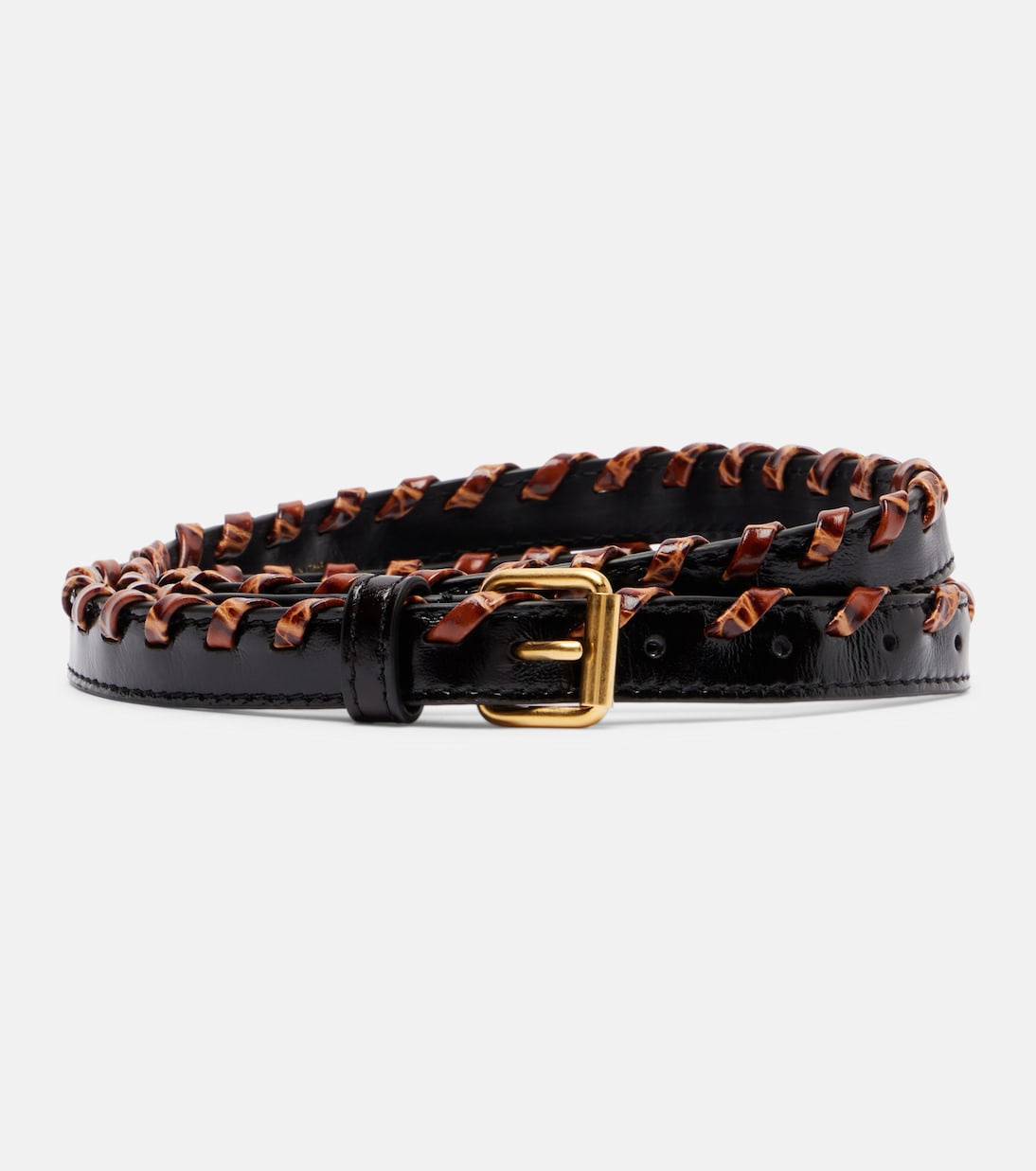 Dries Van Noten - Braided leather belt
