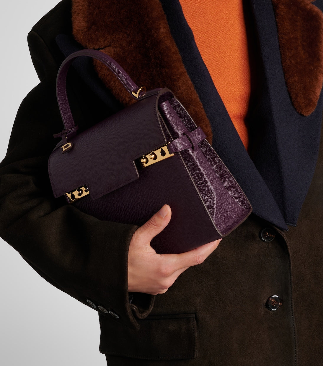 Delvaux - Tempête PM leather top-handle bag