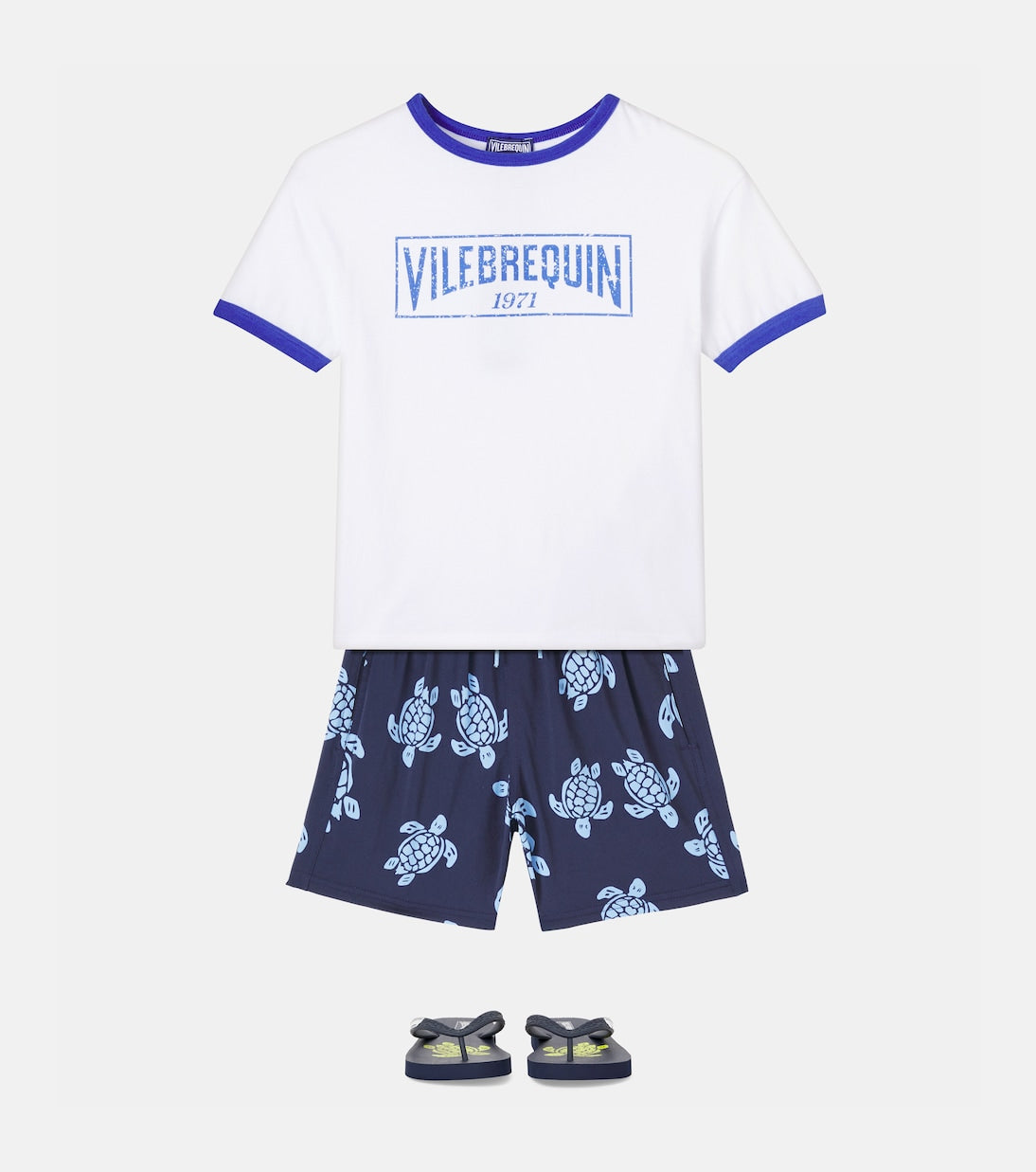 Vilebrequin Kids - Turtles thong sandals