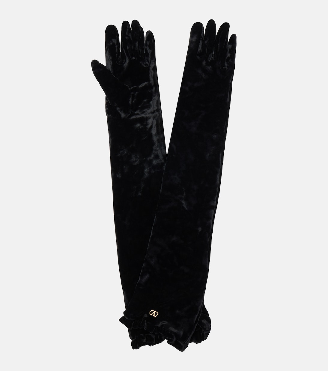Valentino Garavani - VLogo velvet gloves