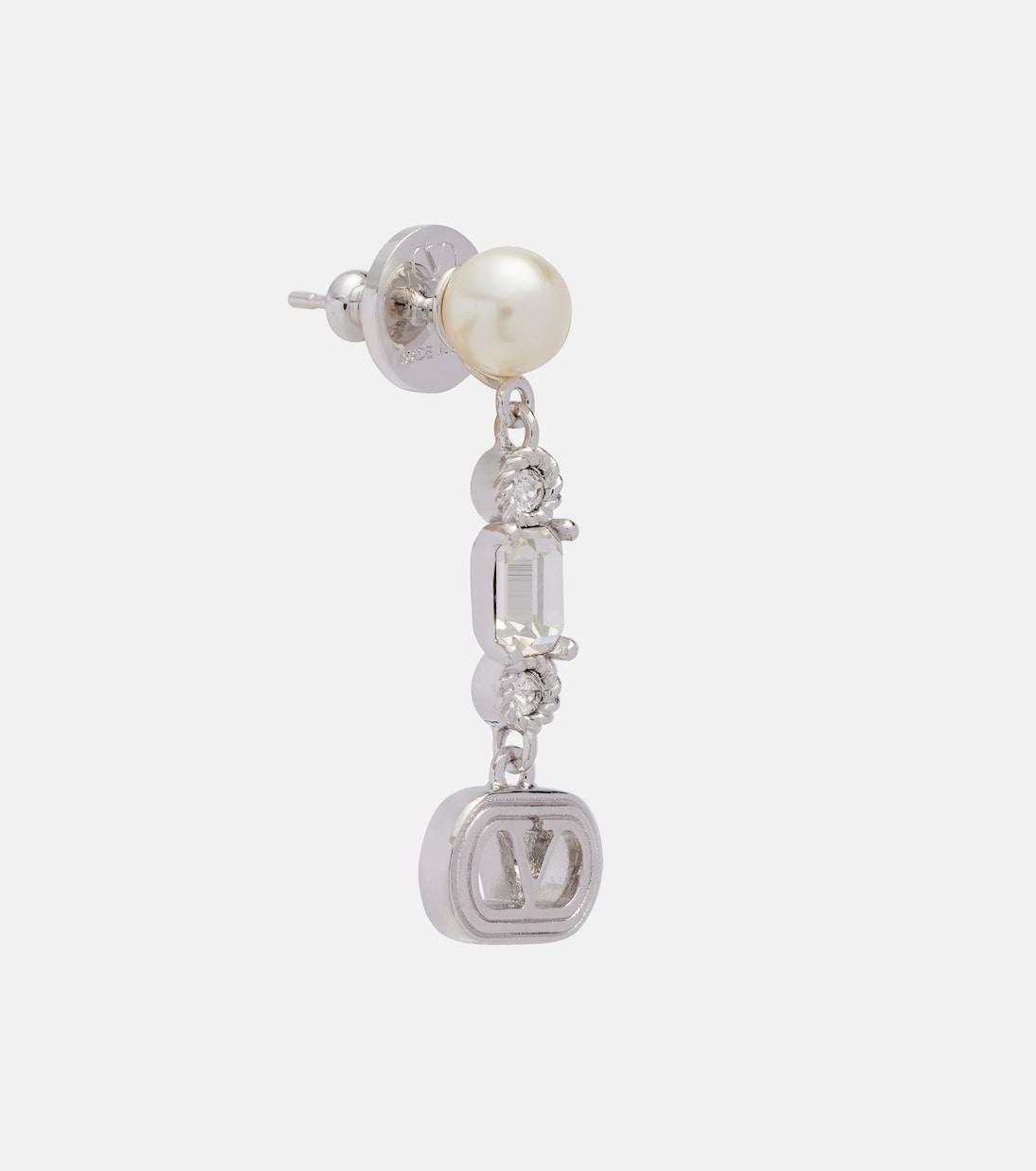 Valentino Garavani - VLogo Swarovski®-embellished drop earrings