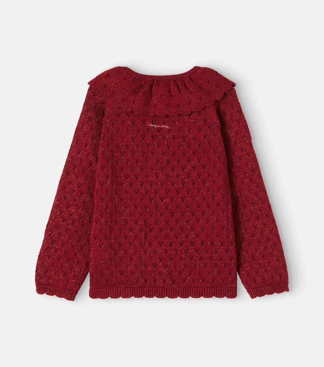 Konges Sløjd - Cotton-blend lamé cardigan
