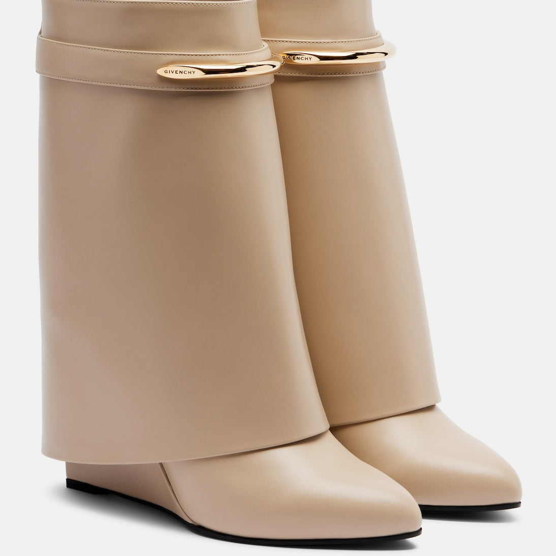 Givenchy - Shark leather mid-calf boots