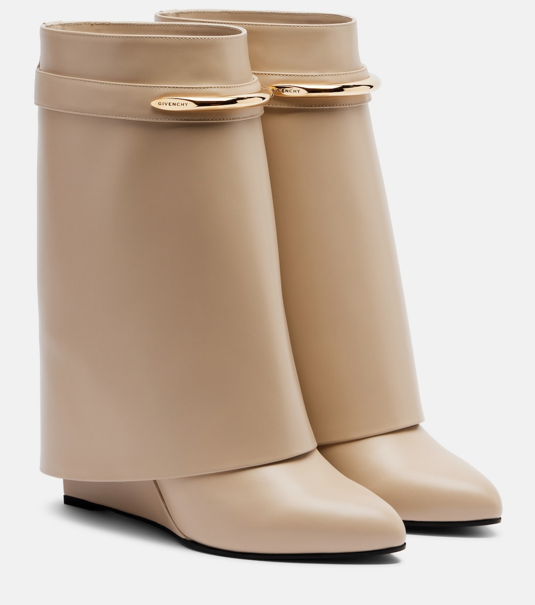 Givenchy - Shark leather mid-calf boots