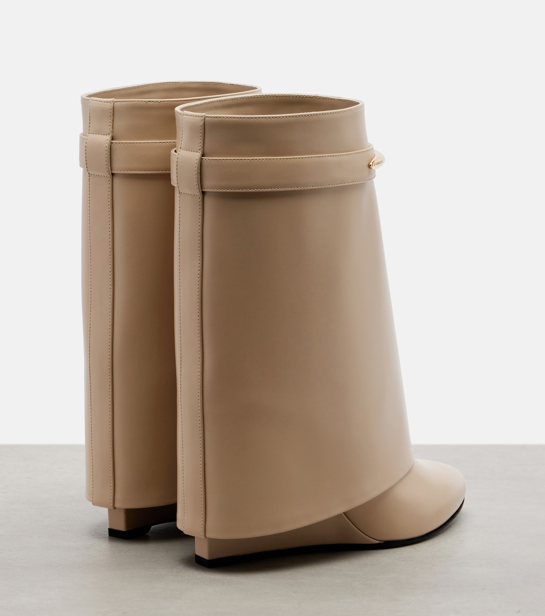 Givenchy - Shark leather mid-calf boots