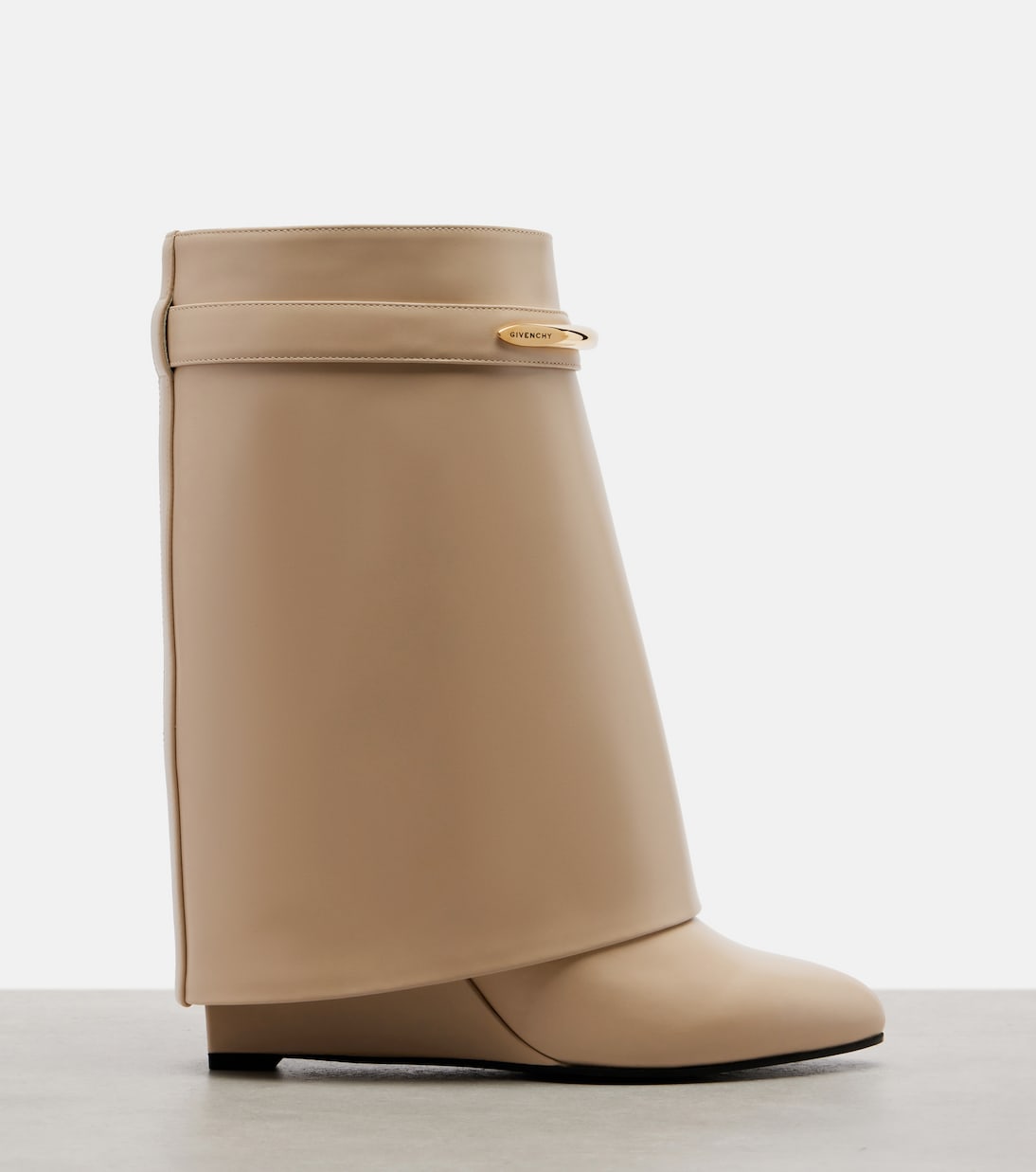 Givenchy - Shark leather mid-calf boots