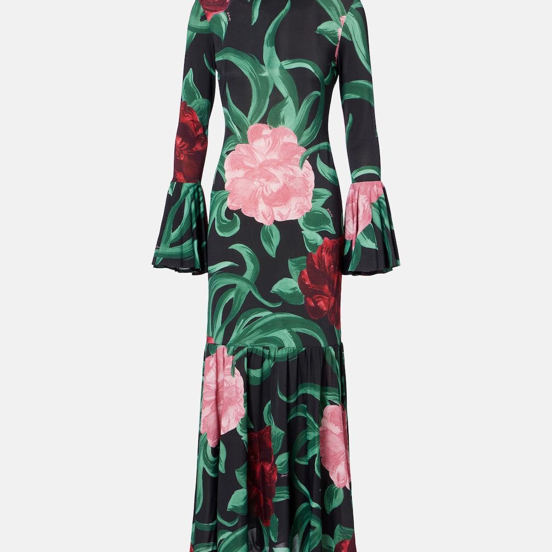 La DoubleJ - Alba floral jersey midi dress