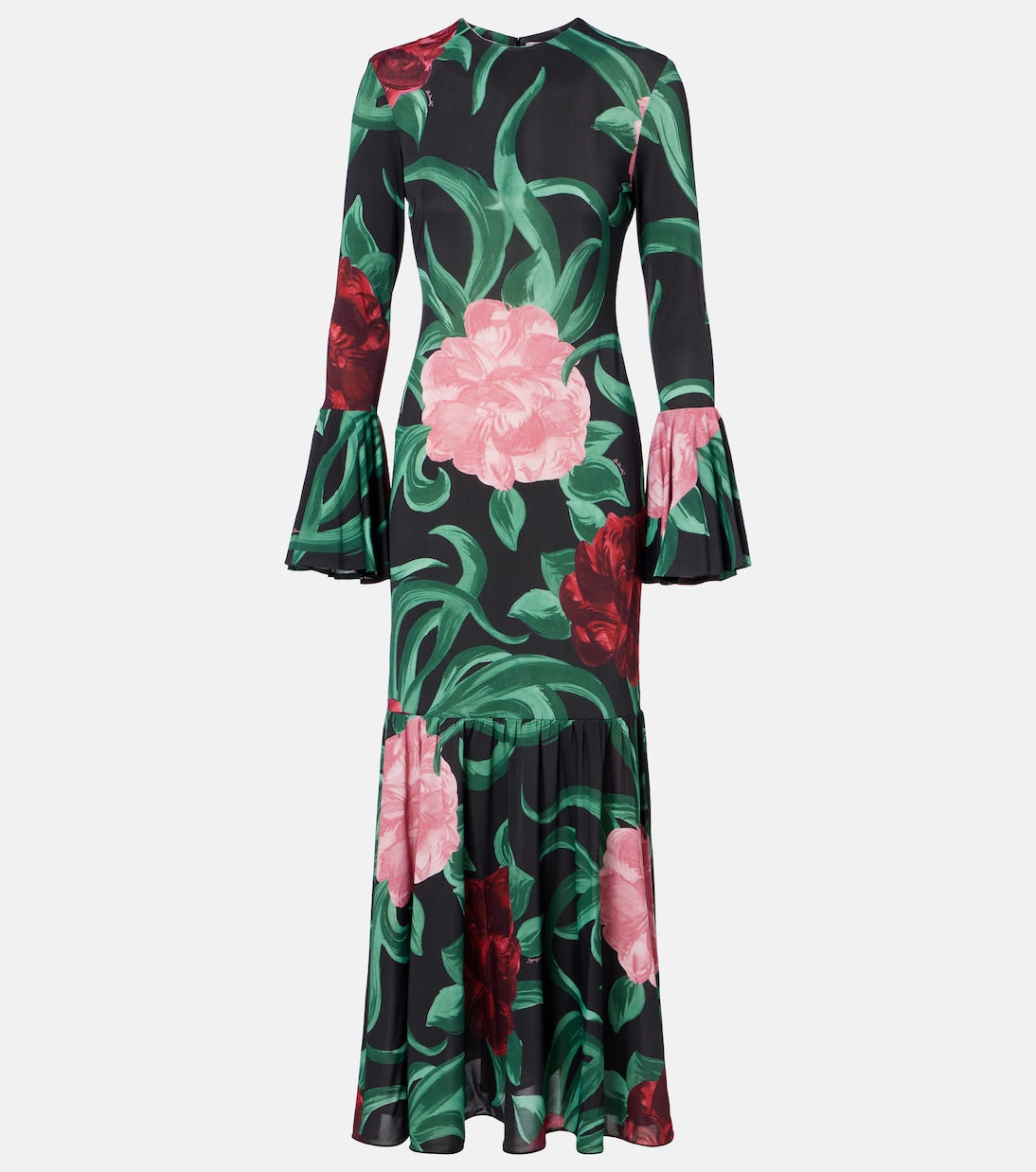 La DoubleJ - Alba floral jersey midi dress