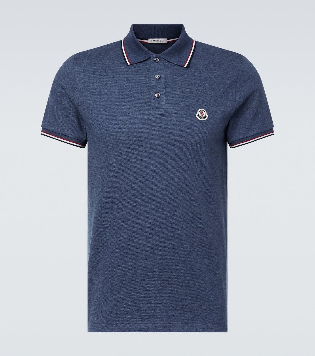 Moncler - Cotton piqué polo shirt