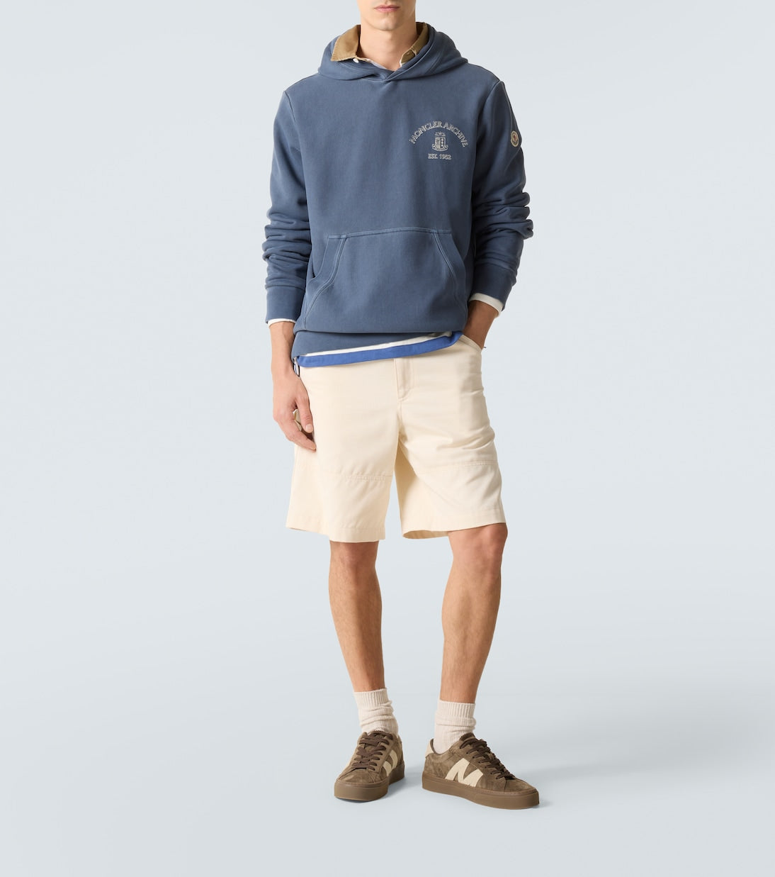 Moncler - Logo cotton hoodie