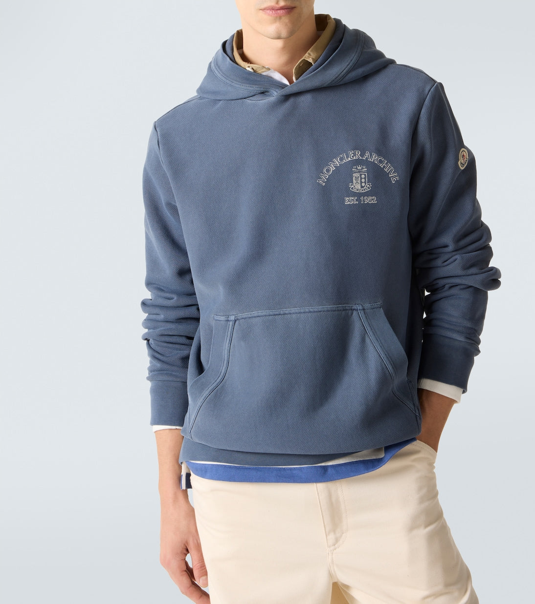 Moncler - Logo cotton hoodie