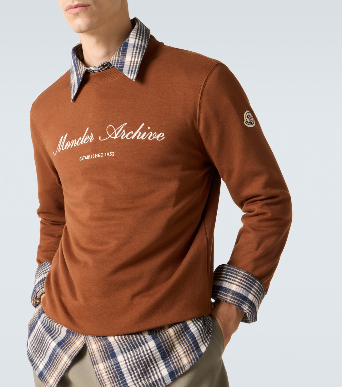 Moncler - Archivio logo cotton-blend sweatshirt