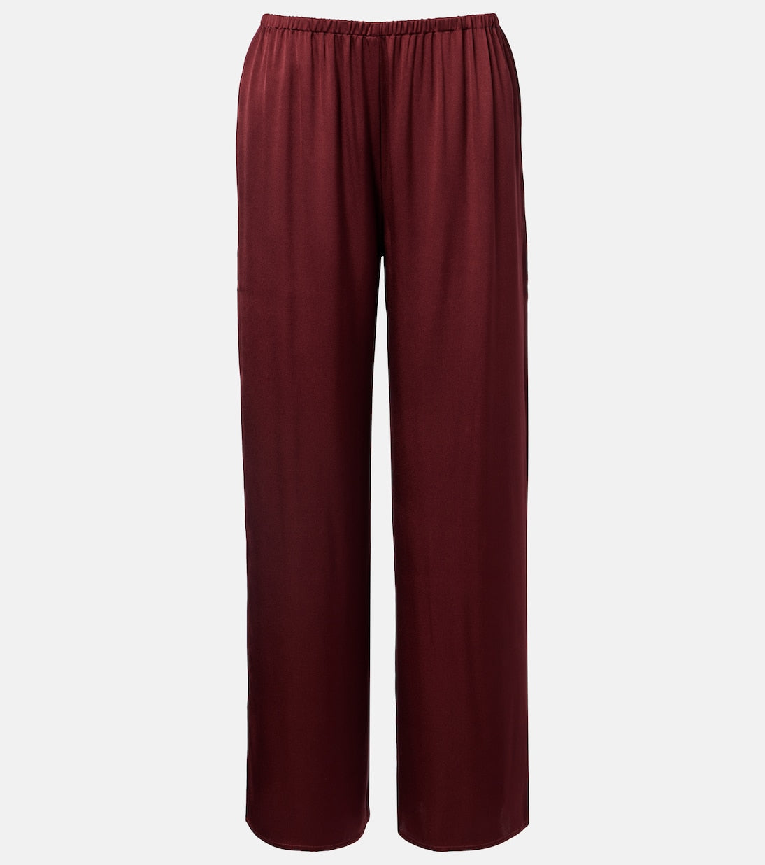 Asceno - Austin silk satin wide-leg pants